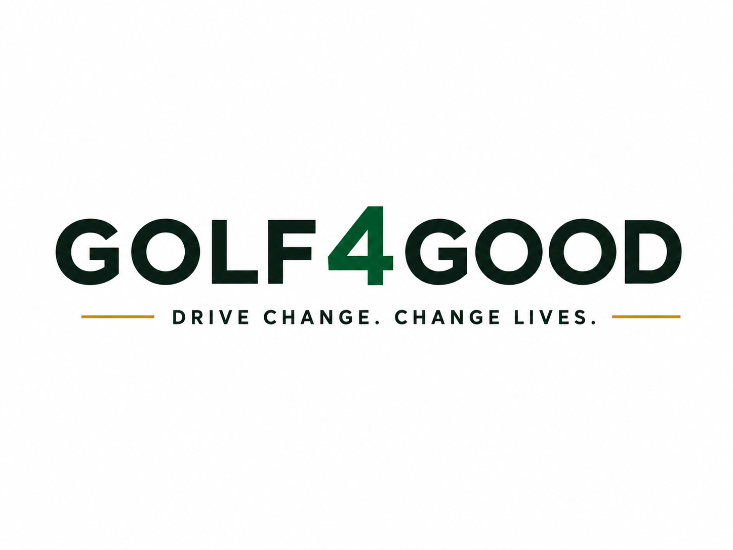 Golf4Good. Drive Change. Change Lives.